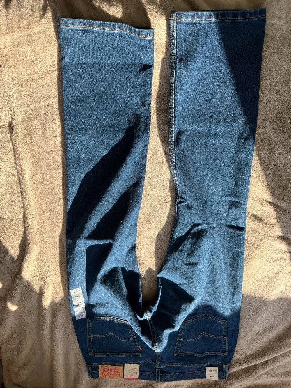 Levi's Men's Slim Straight Jeans in Dark Blue